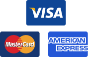We accept Discover, Visa, Mastercard and American Express